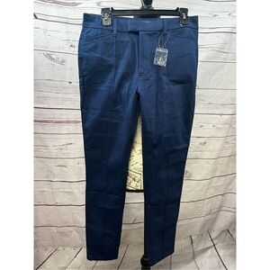 ModCloth size 12 New‎ navy blue skinny pants 29 inches inseam